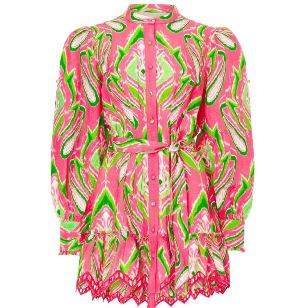Hemant & Nandita Printed Mini Dress Size Medium